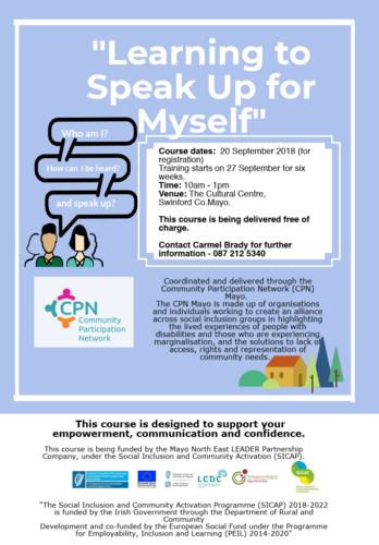 CPN MAYO PSA AUTUMN 2018