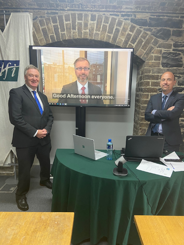 John Dolan, Gary Lee and Minister Roderic O'Gorman