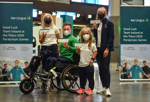 21ParalympiansDublinAirport