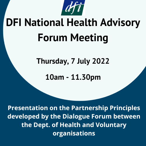 DFI National Health Advisory Forum Meeting