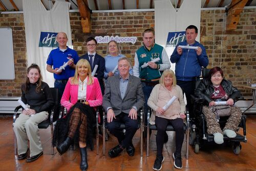 Self advocate media training programme graduates