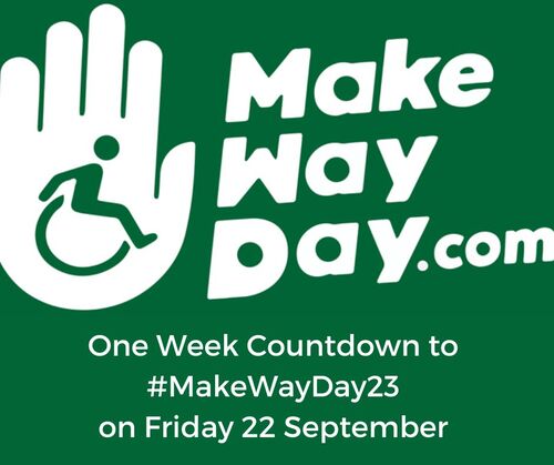 One Week Countdown to MakeWayDay23 