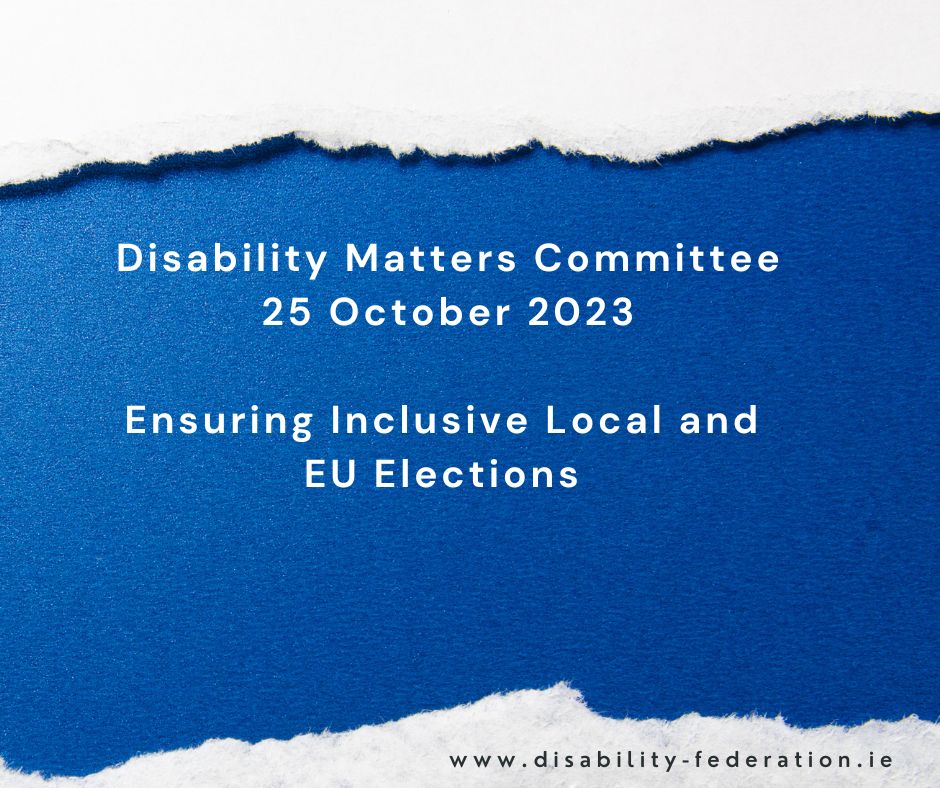 Latest News Disability Federation of Ireland