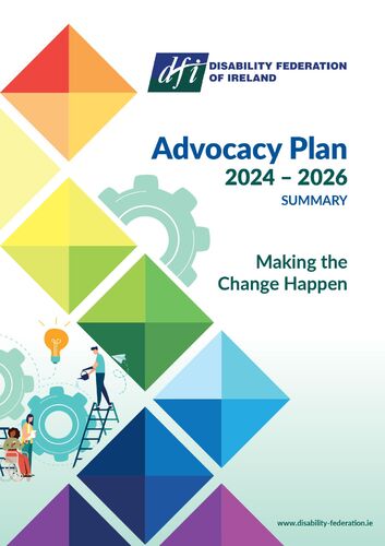 The DFI Advocacy Plan front cover