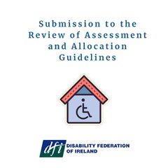 DFI Submission to Review of Assessment and Allocation Guidelines 