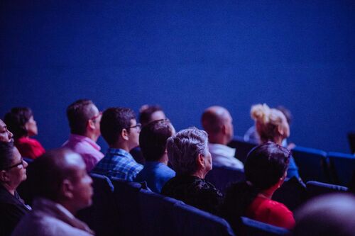 People sitting at a conference