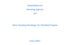 DFI Submission to Consultation on new National Housing Strategy for Disabled People 2021 