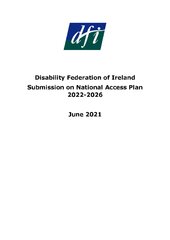 DFI Submission on National Access Plan, 2022-26 