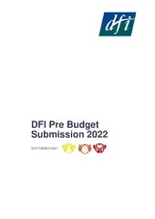 DFI Pre Budget Submission 2022