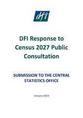 DFI Response to Census 2027 Public Consultation