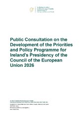 DFI EU Presidency Consultation Submission December 2025