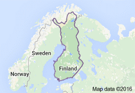 Picture of a map of Finland